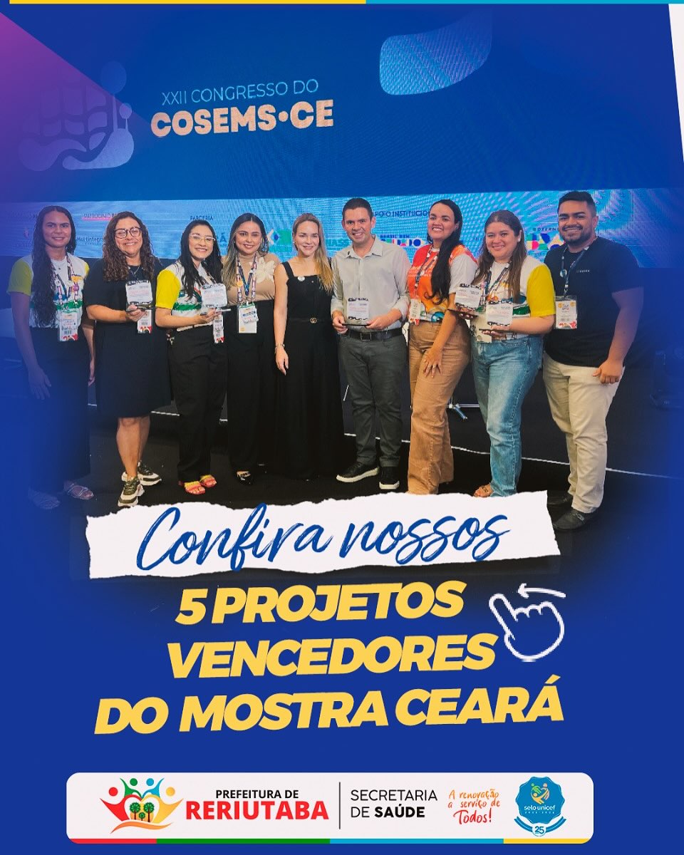 Reriutaba entre os destaques do XXII Congresso do COSEMS-CE!